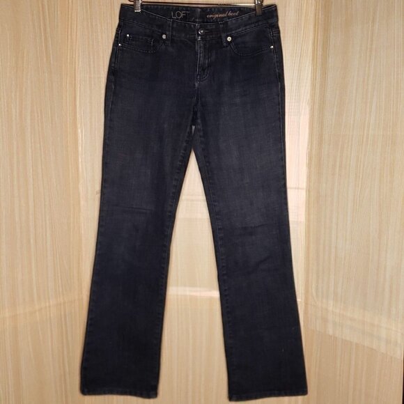 Loft Original Boot Cut Jeans 4 - Picture 3 of 7